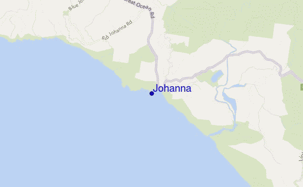 locatiekaart van Johanna