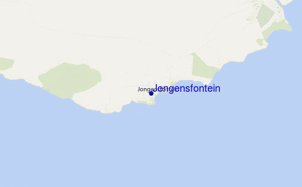 locatiekaart van Jongensfontein