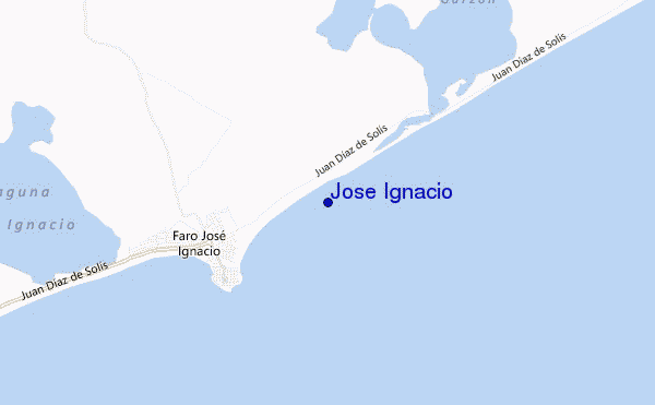 locatiekaart van Jose Ignacio