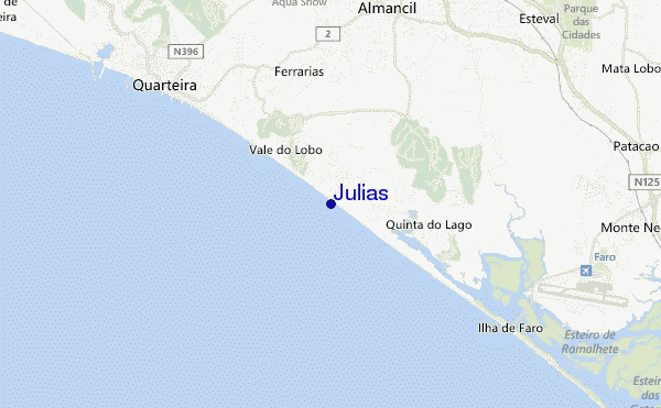 locatiekaart van Julias