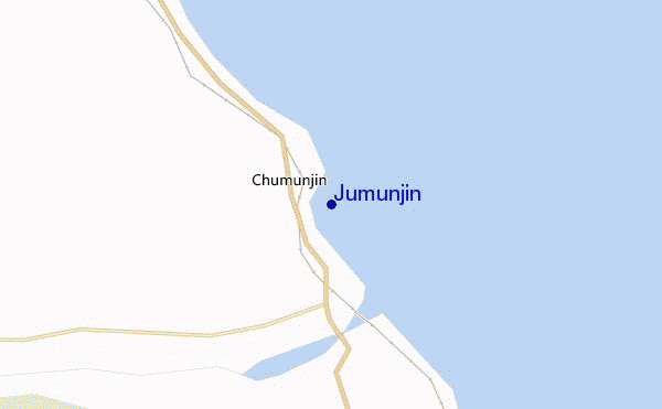 locatiekaart van Jumunjin