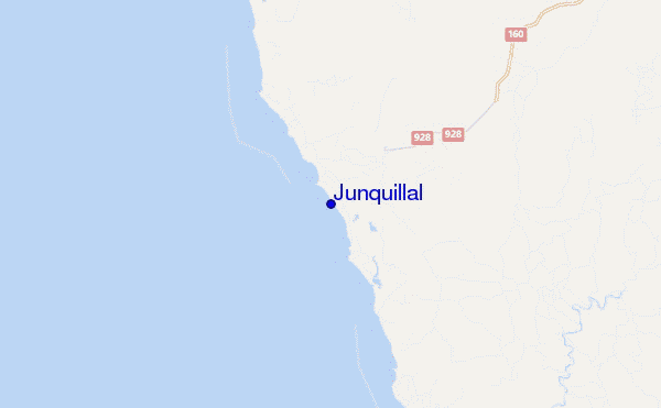 locatiekaart van Junquillal
