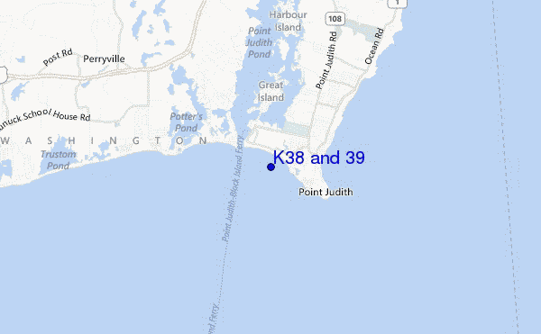 locatiekaart van K38 and 39