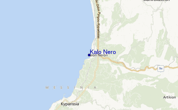 locatiekaart van Kalo Nero