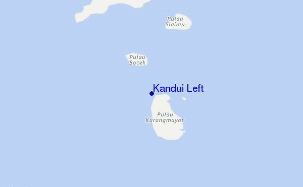 locatiekaart van Kandui Left