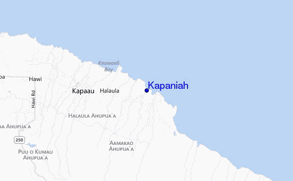 locatiekaart van Kapaniah
