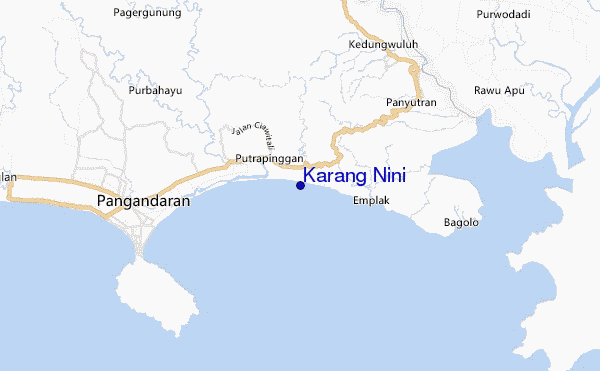 locatiekaart van Karang Nini