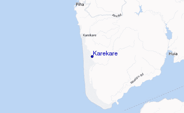 locatiekaart van Karekare