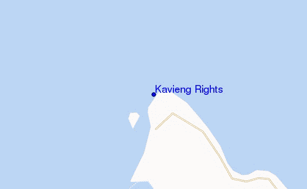 locatiekaart van Kavieng Rights