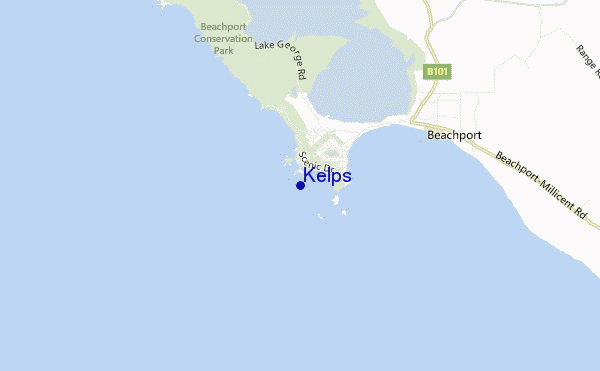 locatiekaart van Kelps