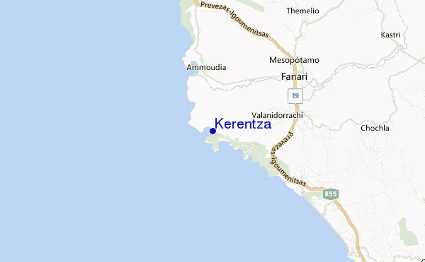 locatiekaart van Kerentza