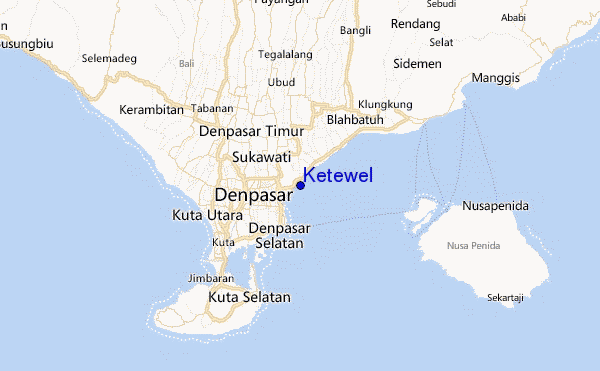 Ketewel Location Map