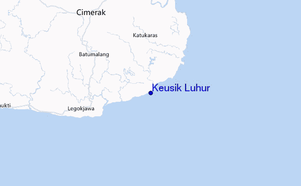 locatiekaart van Keusik Luhur