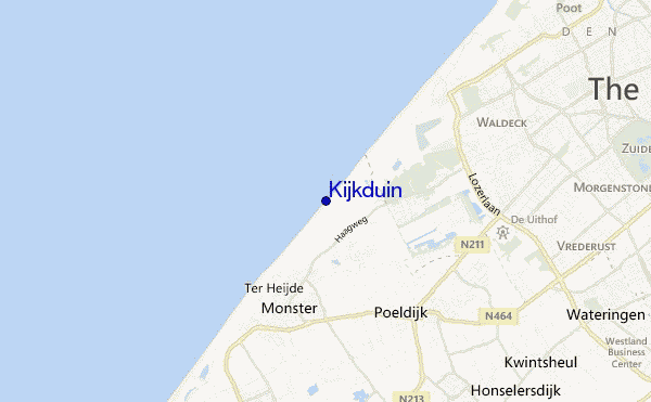 locatiekaart van Kijkduin