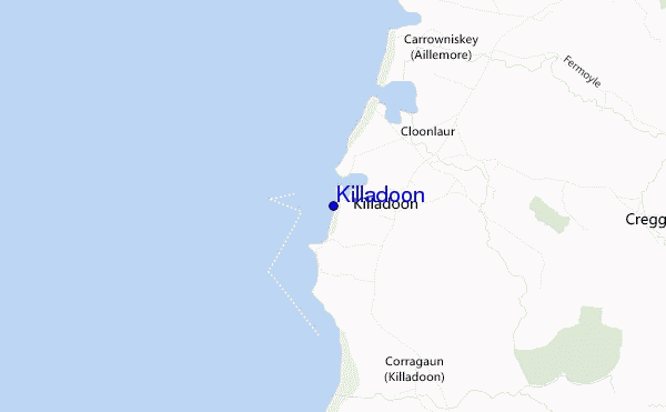 locatiekaart van Killadoon