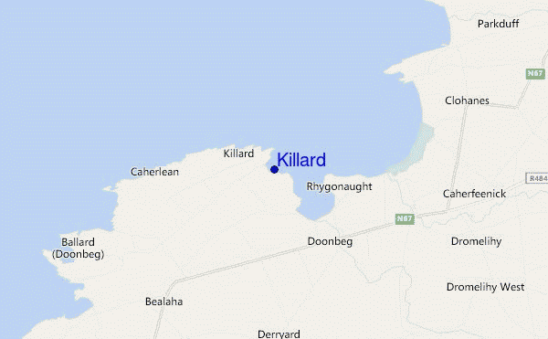 locatiekaart van Killard