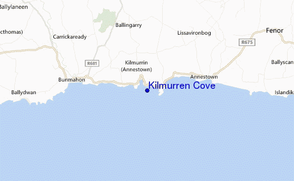 locatiekaart van Kilmurren Cove