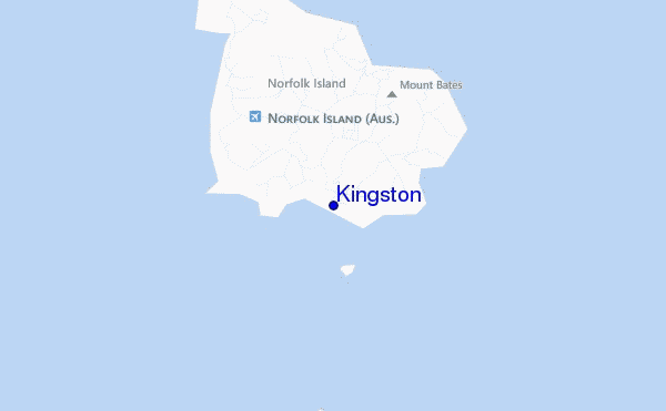 locatiekaart van Kingston
