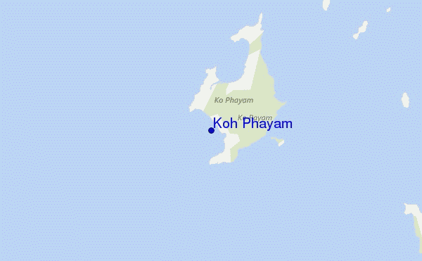locatiekaart van Koh Phayam