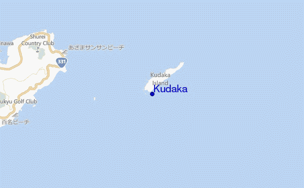 locatiekaart van Kudaka