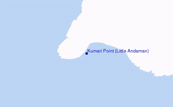 locatiekaart van Kumari Point (Little Andaman)