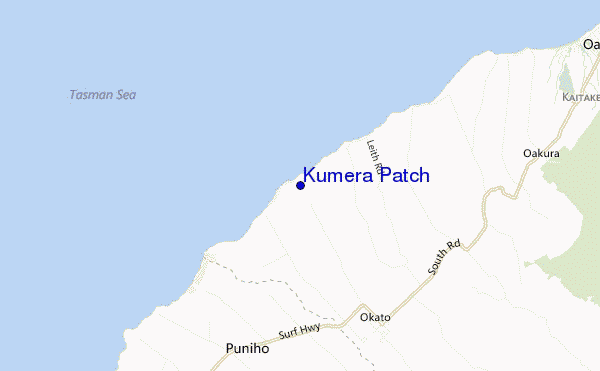 locatiekaart van Kumera Patch