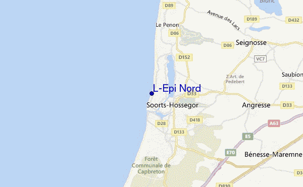locatiekaart van L'Epi Nord