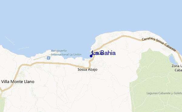 locatiekaart van La Bahia