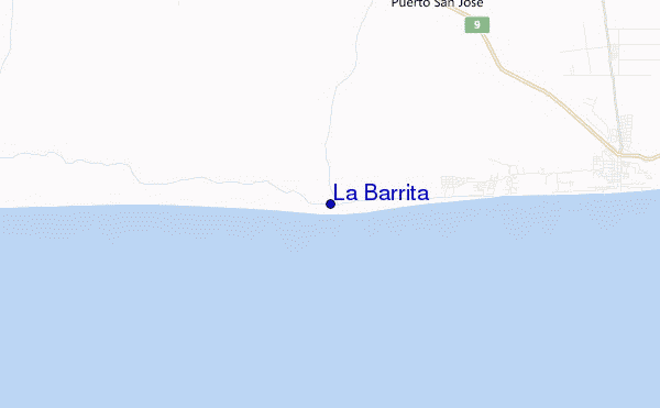 locatiekaart van La Barrita