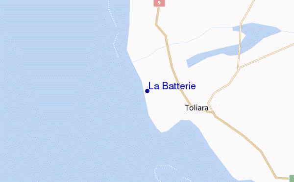 locatiekaart van La Batterie