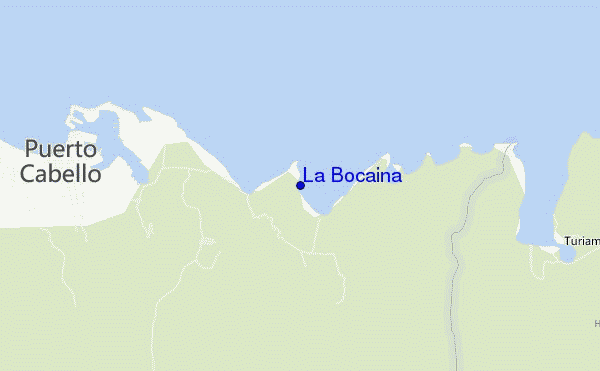 locatiekaart van La Bocaina