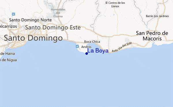La Boya Location Map