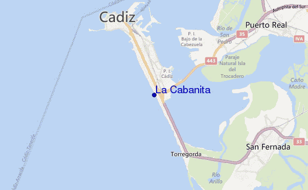 locatiekaart van La Cabanita
