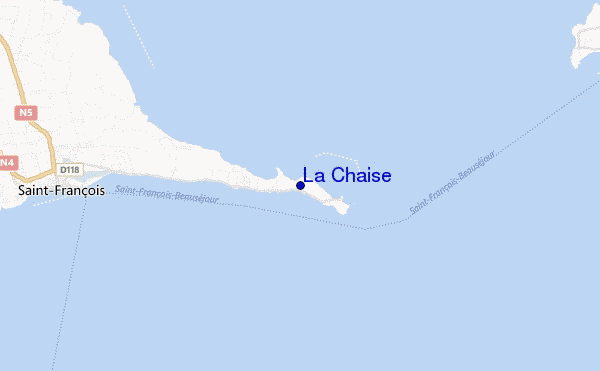 locatiekaart van La Chaise