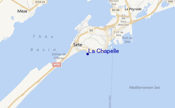 locatiekaart van La Chapelle