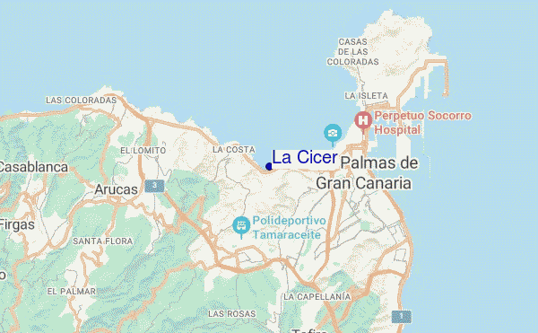 locatiekaart van La Cicer