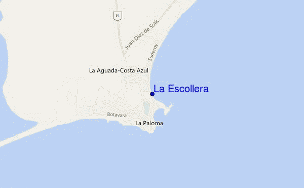 locatiekaart van La Escollera