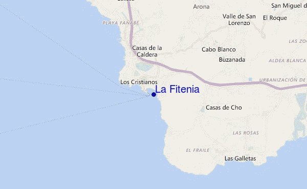 locatiekaart van La Fitenia