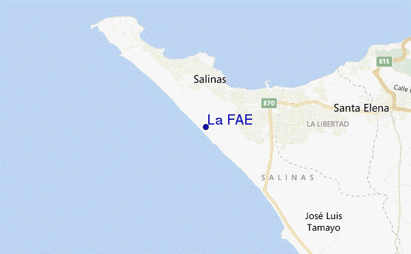 locatiekaart van La FAE