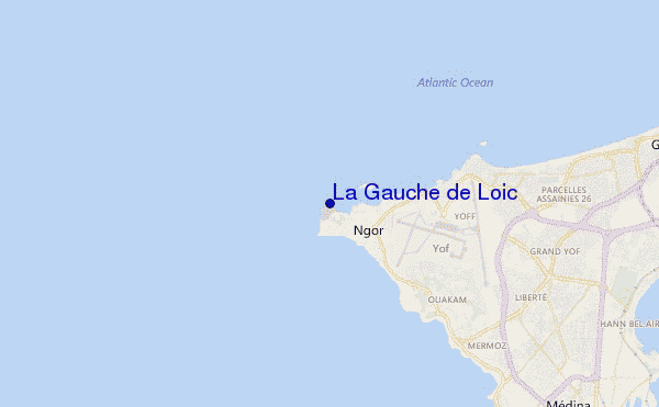 locatiekaart van La Gauche de Loic