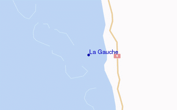 locatiekaart van La Gauche