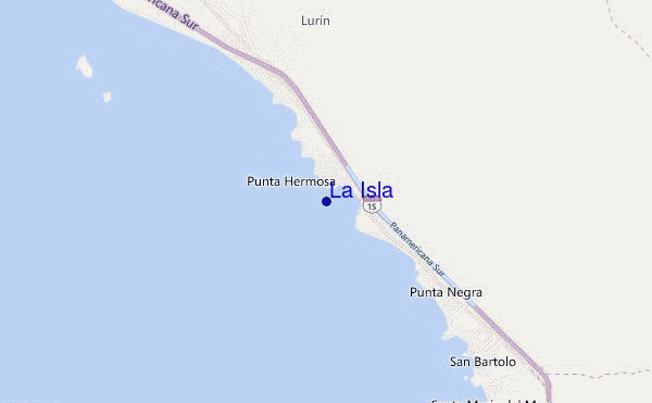 locatiekaart van La Isla