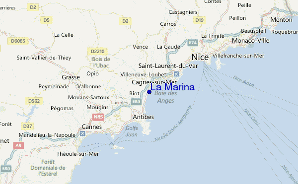 La Marina Location Map