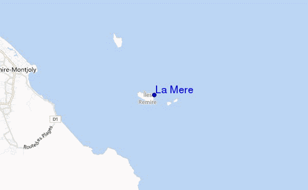 locatiekaart van La Mère