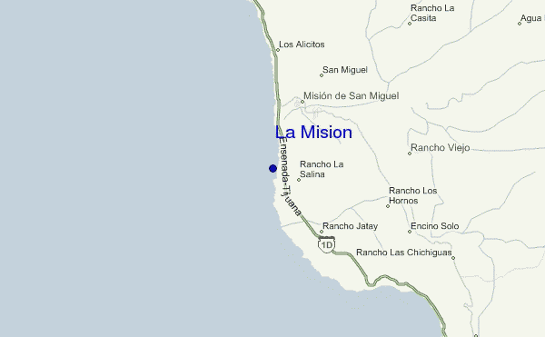 locatiekaart van La Mision