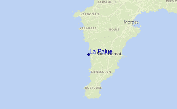locatiekaart van La Palue
