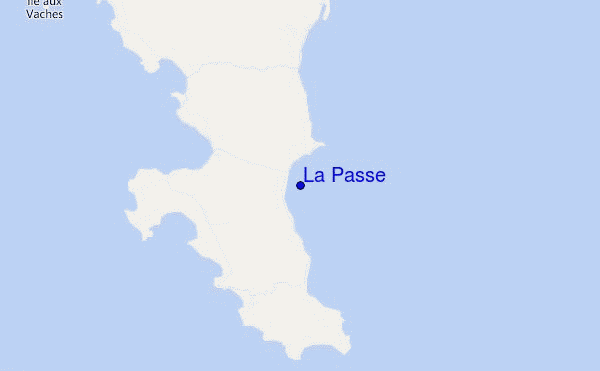 locatiekaart van La Passe