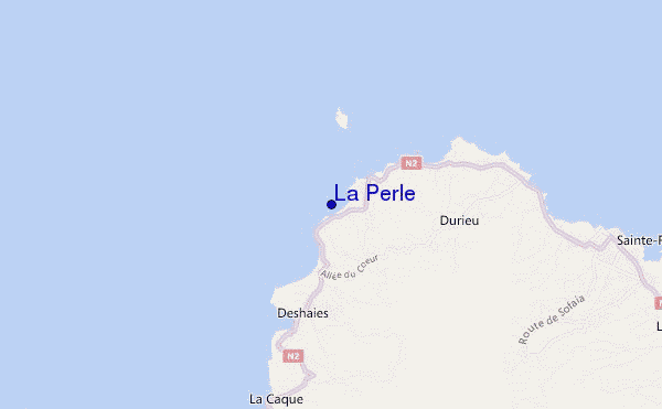 locatiekaart van La Perle