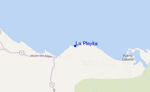 locatiekaart van La Playita