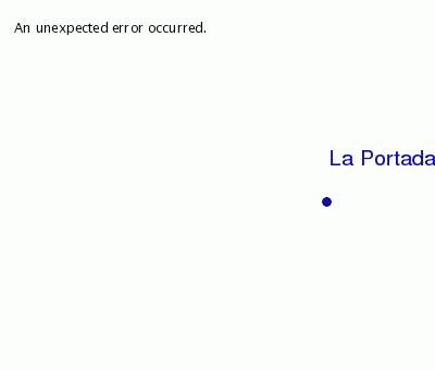 locatiekaart van La Portada